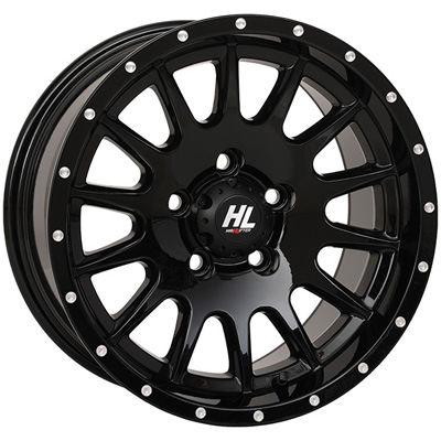 15x7 4/137 4+3 (+10mm) High Lifter HL25 - Gloss Black